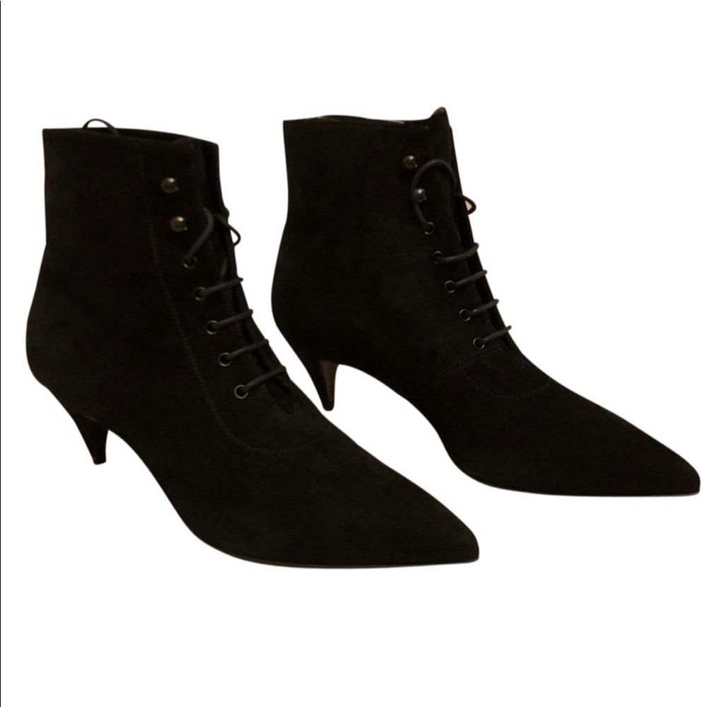 Saint Laurent suede booties 39/9